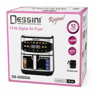  سرخ‌کن بدون روغن 15 لیتر دیجیتال دسینی مدل DS-355DDA