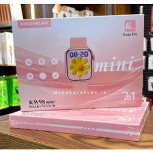ساعت هوشمند دخترانه KW98 Mini سایز ۳۸ میلیمتر با ۷ بند قابل تعویض