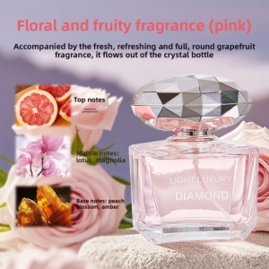 عطر زنانه لایت لاکچری دایموند مدل Pink حجم 50 میل