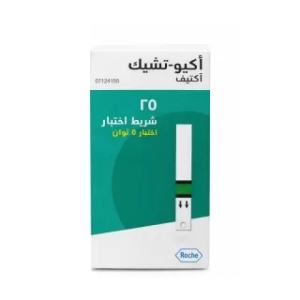 نوار تست قند خون اکیوچک اکتیو بسته 25 عددی