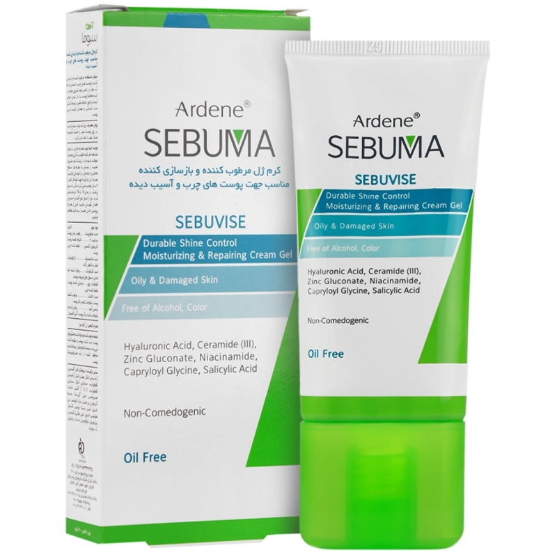 کرم ژل مرطوب کننده و بازسازی کننده مناسب پوست های چرب و آسیب دیده 40گرم