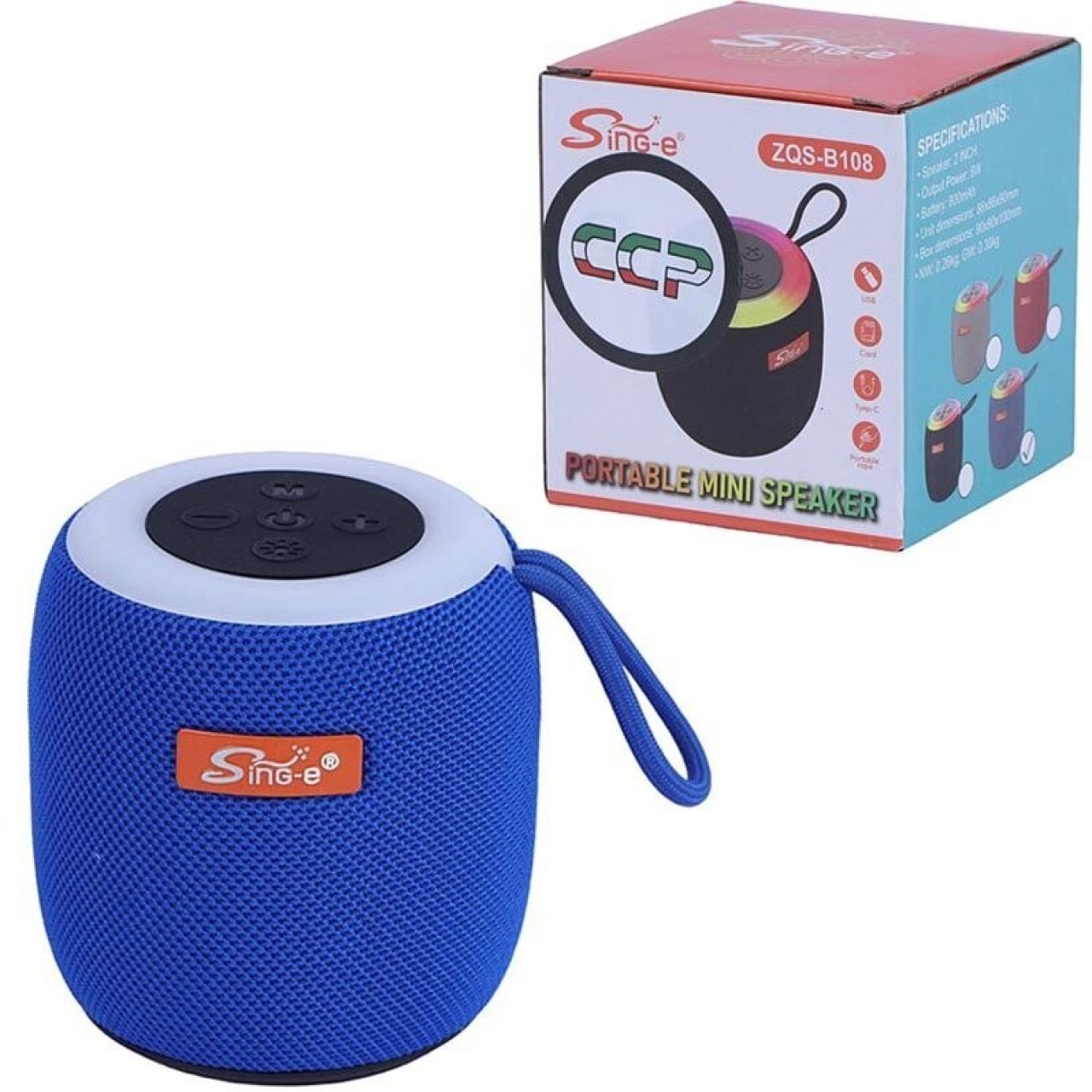 اسپیکر بلوتوثی Sing-E مدل ZQS-B108