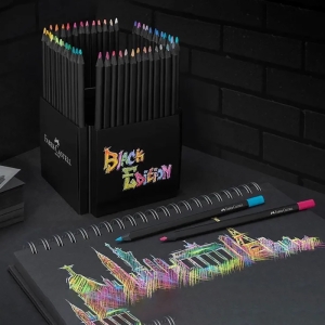 مداد رنگی 50 رنگ فابر کاستل مدل Black Edition