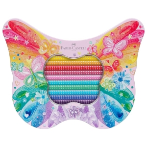 مداد رنگی 20 رنگ فابر کاستل مدل Butterfly Pastel