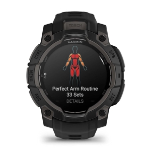 ساعت هوشمند 45 میلیمتری گارمین مدل Instinct 3 Amoled با بند سیلیکونی