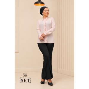 شومیز مدل الماس رنگ پنککی کد 1822 برند SET