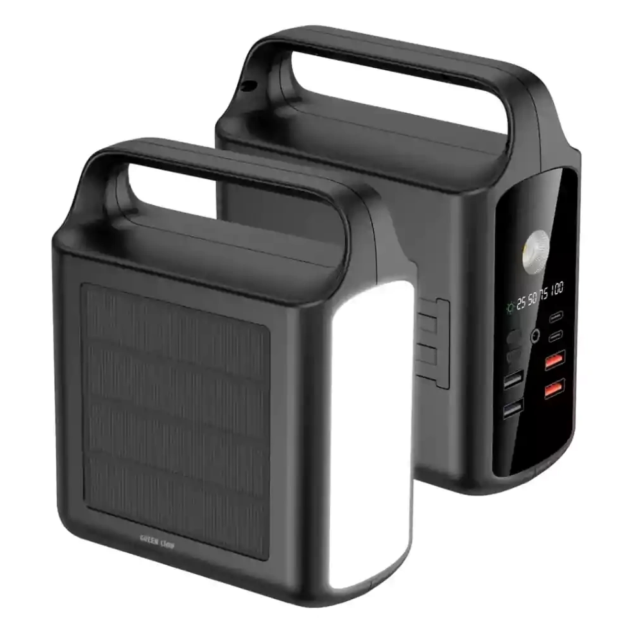 پاوربانک خورشیدی ظرفیت 100000 میلی آمپر گرین لاین مدل Solar Xtreme GNPXB9S100KBK