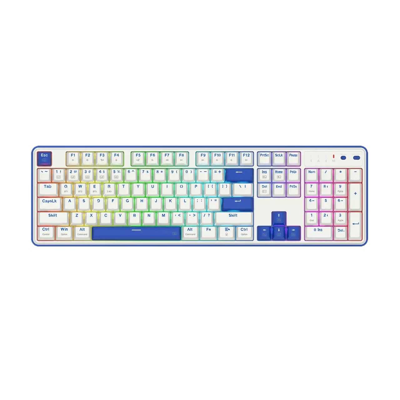 کیبورد بی سیم/باسیم مکانیکال گیمینگ ردراگون مدل FAYE K685 PRO RGB