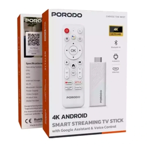 اندروید باکس پورودو Porodo مدل PDH313WH با پخش 4K 2+16GB