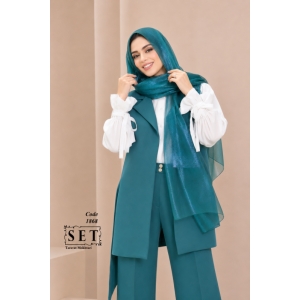 ست کلاسیک مدل الیسا رنگ کله غازی کد 1868 برند SET