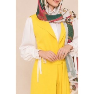 ست کلاسیک مدل الیسا رنگ زرد لیمویی کد 1868 برند SET