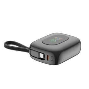 پاوربانک 22.5 وات بودی مدل PB823B ظرفیت 10000 میلی‌آمپرساعت به همراه 2 کابل USB-C و lightning