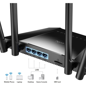 مودم روتر 4G LTE بی سیم N300 کودی مدل LT400