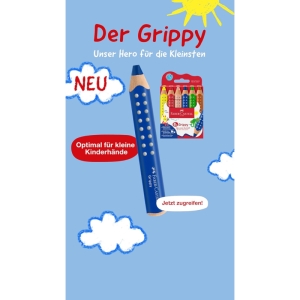 مداد رنگی 6 رنگ فابر کاستل مدل Grippy