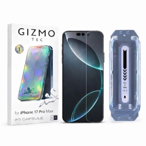 محافظ صفحه نمایش گیزمو مناسب برای iPhone 17 Promax همراه با کیت نصب 