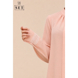شومیز مدل طراوت رنگ هلویی کد 1850 برند SET