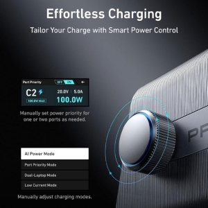 شارژر رومیزی انکر مدل Anker Prime Charger 250W, 6 Ports A2345