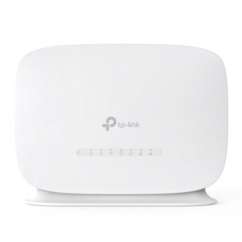مودم روتر 4G تی‌پی‌لینک مدل TL-MR105 با پشتیبانی از شبکه‌های LTE/4G/3G/2G، استاندارد IEEE 802.11b/g/n، فرکانس 2.4 گیگاهرتز، فایروال IPv4 SPI و پشتیبانی همزمان تا 32 کاربر