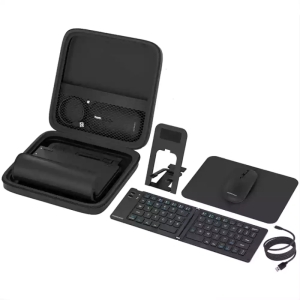 ست کیبورد و ماوس ۶ در ۱ پورودو مدل Magnetic Cable, Phone Stand & Travel Case PDKBMSC2285