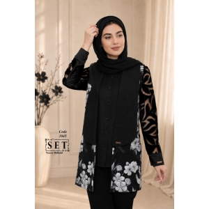 وست مجلسی مدل رُزِتی طرح شکوه کد 1845 برند SET