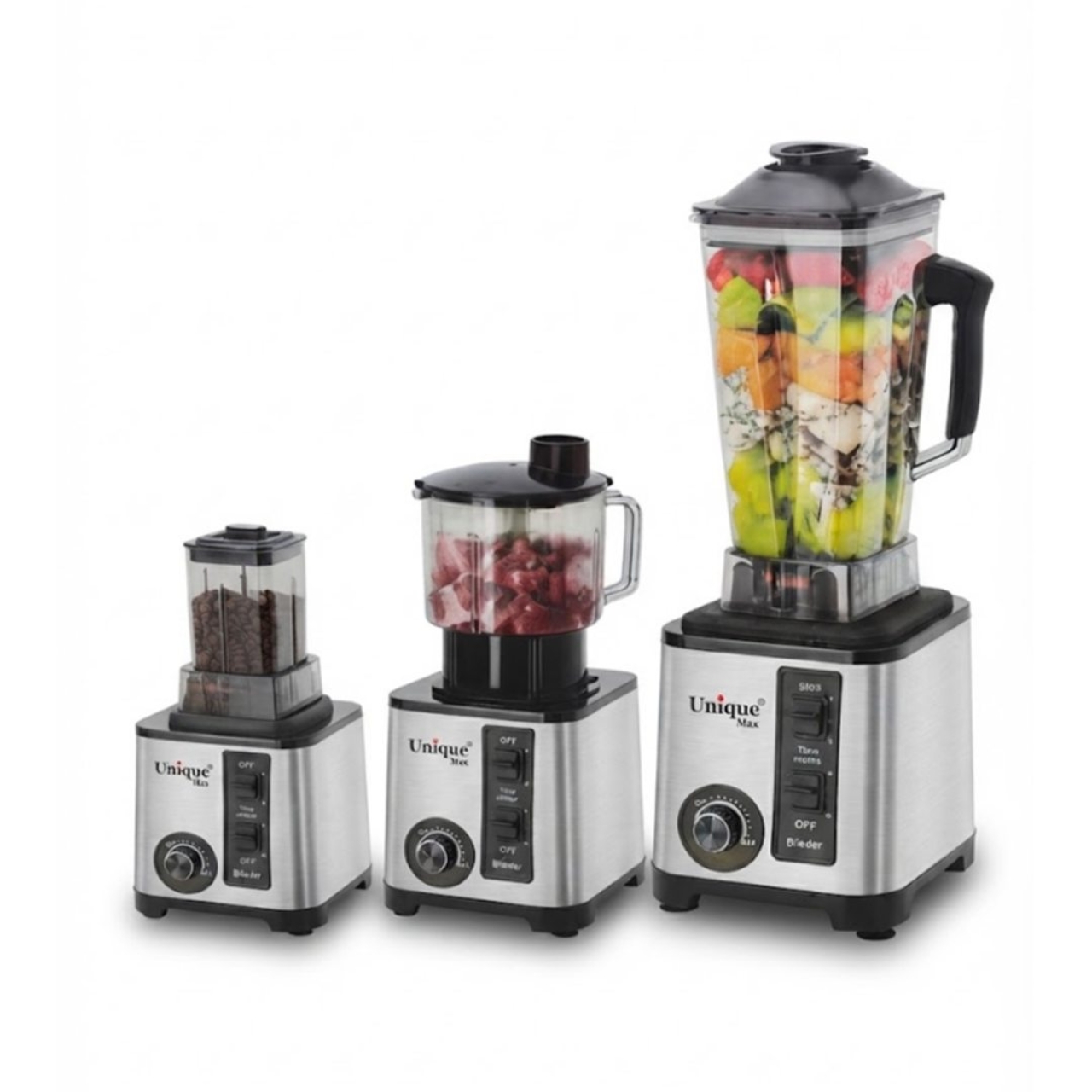 مخلوط‌کن و غذاساز 3 کاره یونیک مدل Unique Max 31