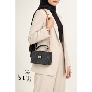 کیف صندوقی زنانه مدل LV کد 1409 برند SET