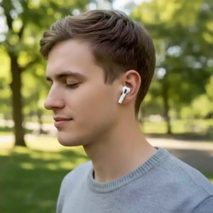 هندزفری بیسیم پورودو مدل PD8002WH Soundtec ANC True Wireless Earbuds Pro 3 با نویز کنسلینگ 25dB