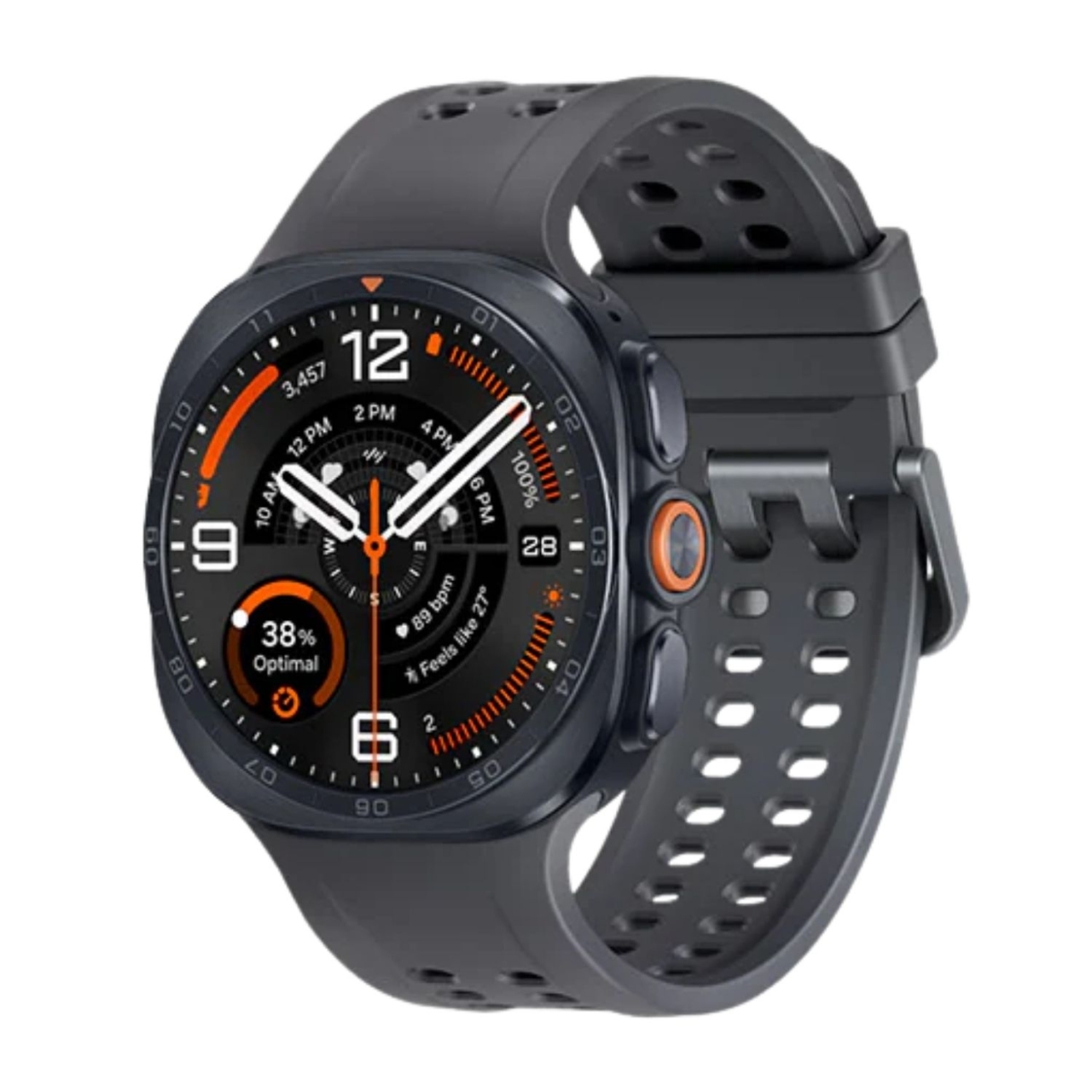 ساعت هوشمند 47 میلی‌متری سامسونگ مدل Galaxy Watch Ultra 2 با بند لاستیکی