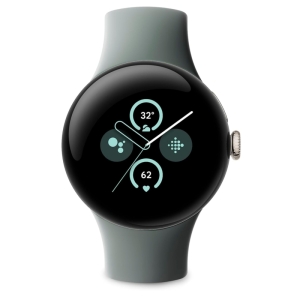 ساعت هوشمند 41 میلی‌متری گوگل مدل Pixel Watch 2 با بند سیلیکونی