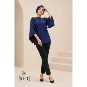 شومیز مجلسی مدل نگار رنگ سورمابی کد 1819 برند SET