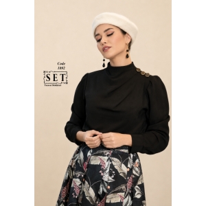 شومیز مجلسی مدل سوفیا طرح پرواز کد 1892 برند SET