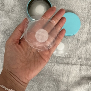 چسب نیپل نوک سینه مدل ژله ای رنگ شیشه ای مجموعه ۱۰عددی