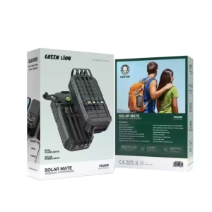 پاوربانک 20 وات 20000 میلی آمپر گرین لاین مدل Solar Mate GNSOLM20PBK