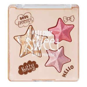 پالت رژگونه و هایلایتر اس اف آر مدل SWEET شماره 01