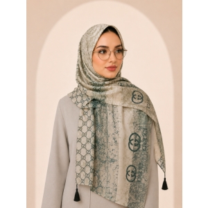 شال گوچی رنگ سدری بژ