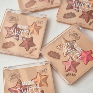 پالت رژگونه و هایلایتر اس اف آر مدل SWEET شماره 01