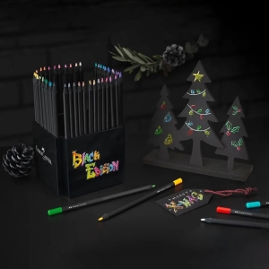 مداد رنگی 50 رنگ فابر کاستل مدل Black Edition