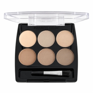 پالت سایه ابرو رومانتیک کالر مدل EYEBROW KIT کد B