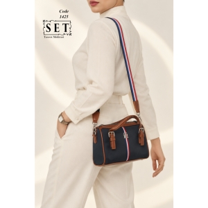 کیف زنانه رنگ سورمه ای طرح Tommy کد 1425 برند SET