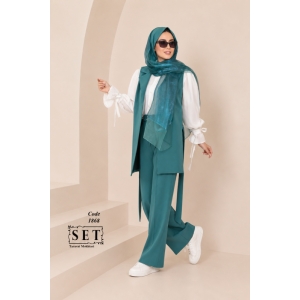 ست کلاسیک مدل الیسا رنگ کله غازی کد 1868 برند SET