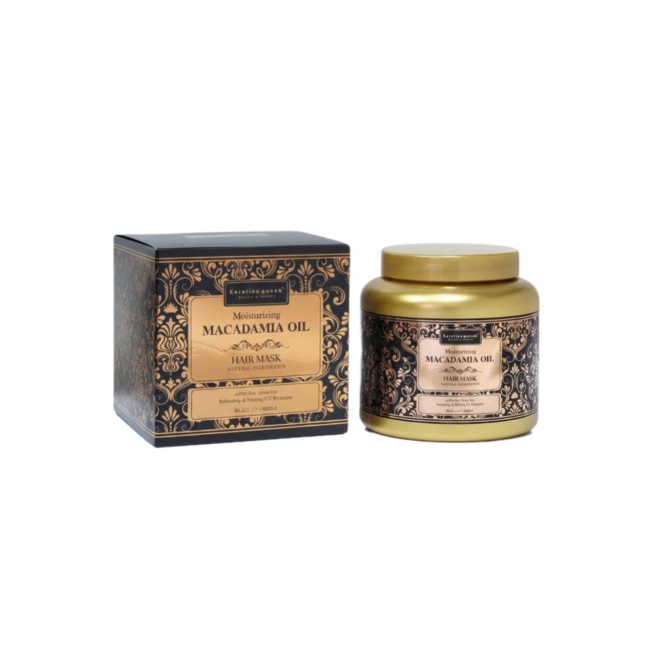 ماسک کراتین کویین مدل روغن ماکادمیا حجم ۱۰۰۰ میل