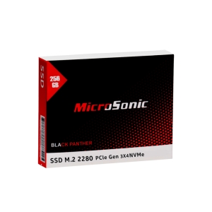 اس اس دی اینترنال PCIe Gen3 x4 میکروسونیک مدل BLACK PANTHER ظرفیت 256 گیگابایت