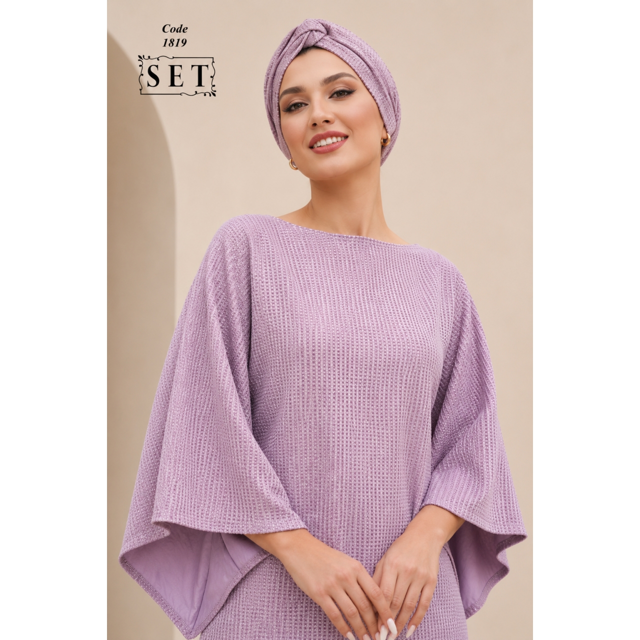 شومیز مجلسی مدل نگار رنگ یاسی کد 1819 برند SET