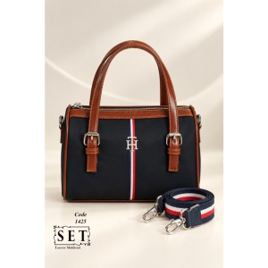 کیف زنانه رنگ مشکی طرح Tommy کد 1425 برند SET