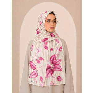 شال روزمره طرح رازقی رنگ سرخابی