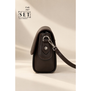 کیف فانتزی مدل نوا رنگ اسپرسویی کد 1427 برند SET