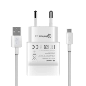 شارژر دیواری هوآوی مدل HW 245 به همراه کابل تبدیل MicroUSB