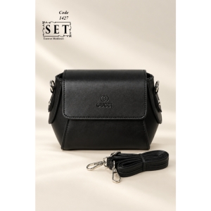 کیف فانتزی مدل نوا رنگ مشکی کد 1427 برند SET