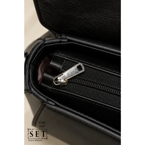 کیف فانتزی مدل نوا رنگ مشکی کد 1427 برند SET