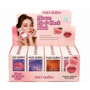رژگونه موس لب هویس کویین مدل Mousse Lip & Cheek شماره 04